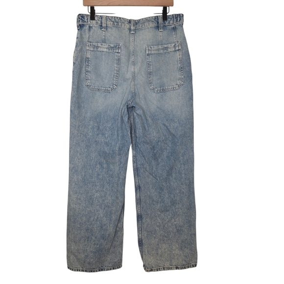 Free People We The Free Womens Palmer Cuffed Denim Jeans Size 29 - Picture 2 of 10